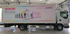 Reklamný polep kamiónu | Autofólie Bratislava