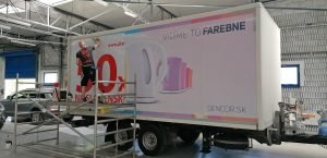 Reklamný polep kamiónu | Autofólie Bratislava