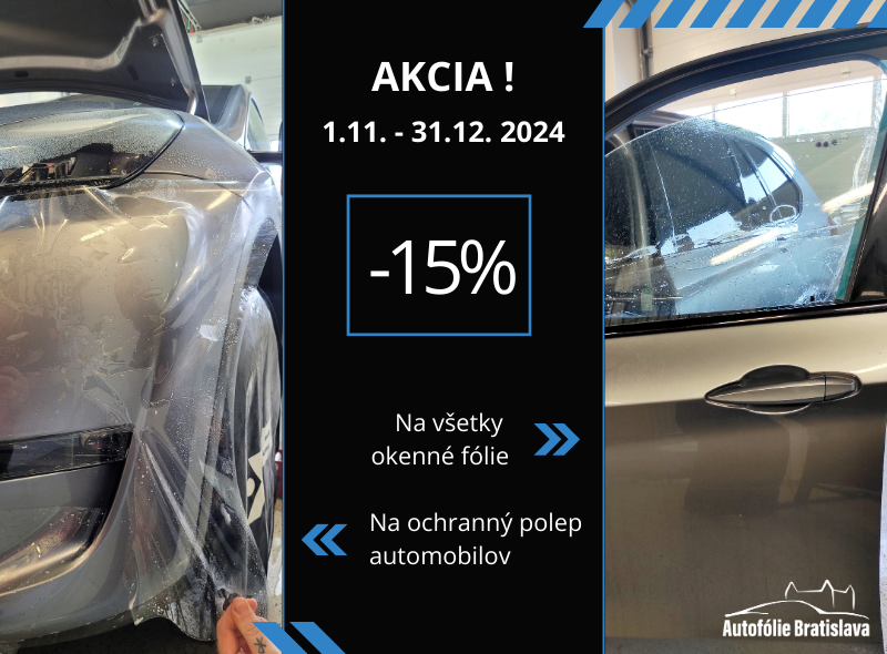 AKCIA -15% | Autofólie Bratislava