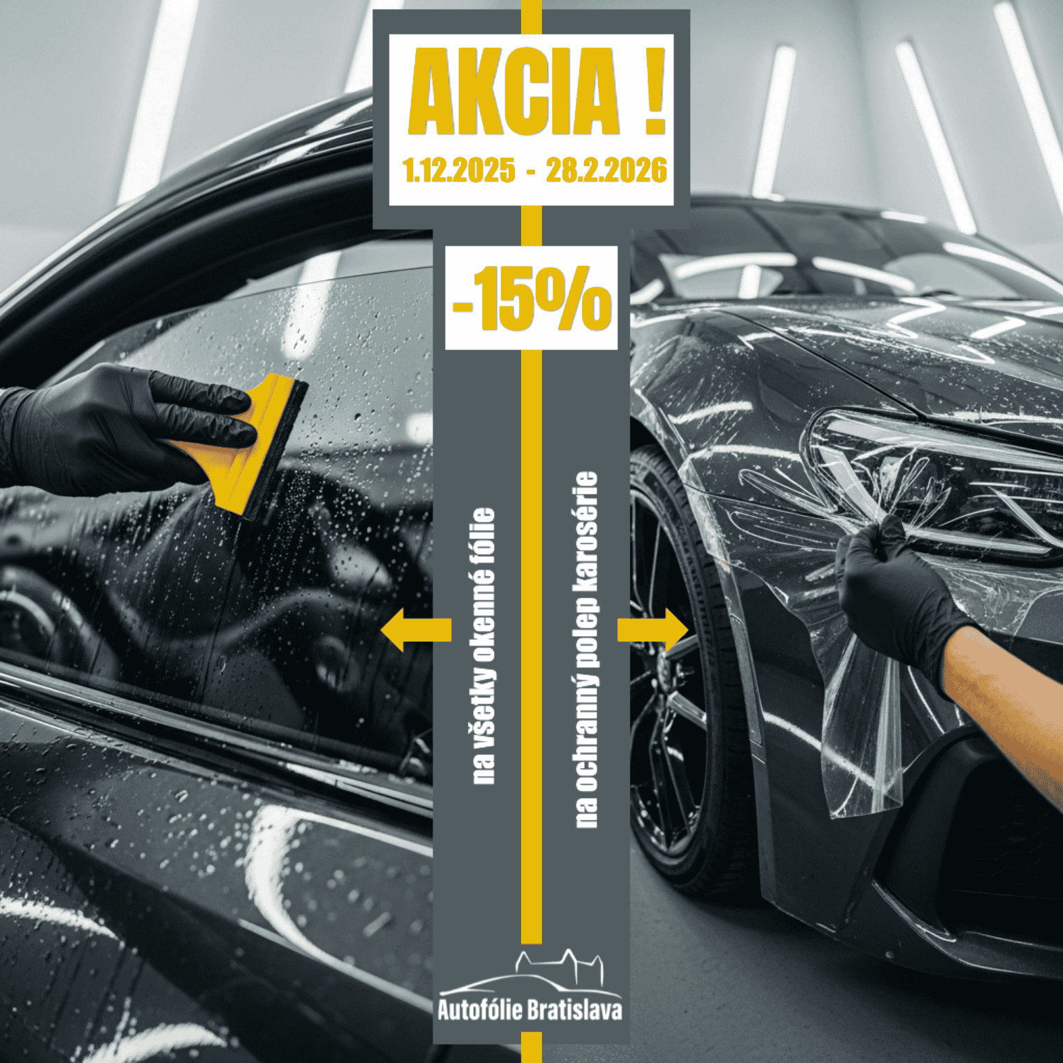 AKCIA na okenné fólie a ochranný polep | Autofólie Bratislava