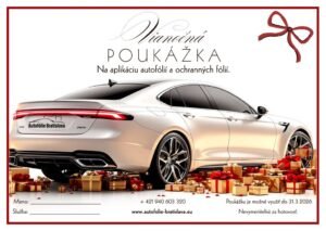 Autofólie Bratislava | Darčeková poukážka