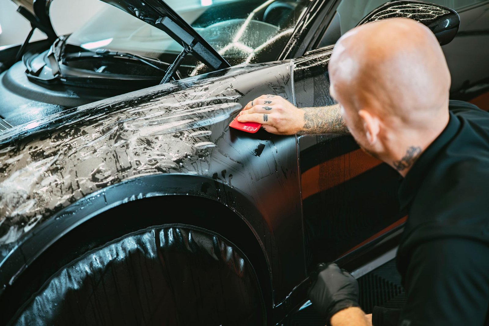 Porsche 911 - Matná ochranná fólia XPEL Stealth
