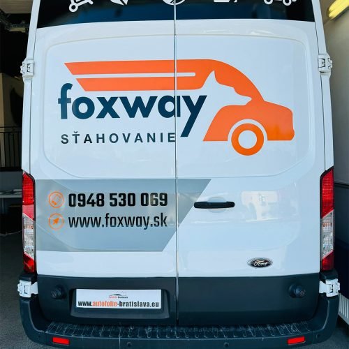 Reklamný polep áut autofólie Bratislava