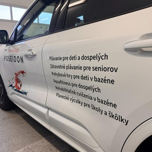 Reklamný polep áut autofólie Bratislava