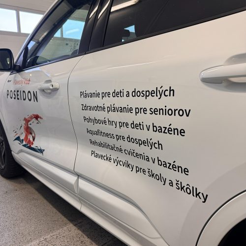 Reklamný polep áut autofólie Bratislava