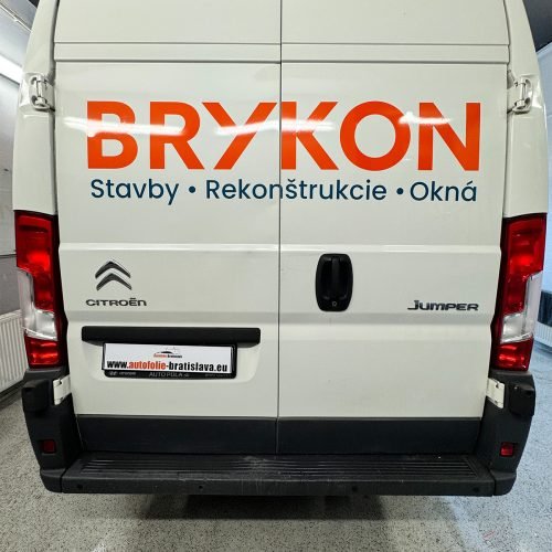Reklamný polep áut autofólie Bratislava